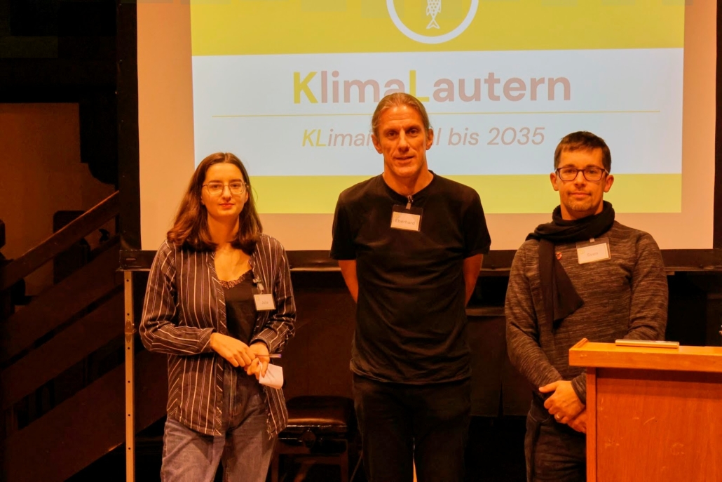 Julia, Eberhard, Sven von KlimaLautern